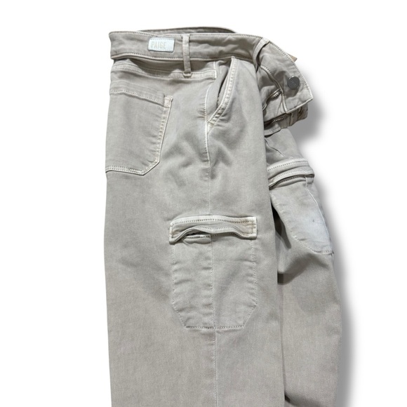 PAIGE Jolie High Rise Slim Ankle Pants Women’s Size 27 Vintage Warm Sand - Picture 7 of 9